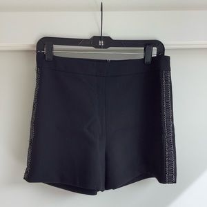 Zara Black High Waist Women's Shorts